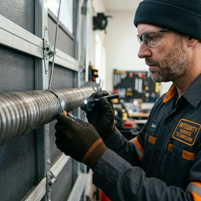 Technician diagnostic image used on spring repair guide